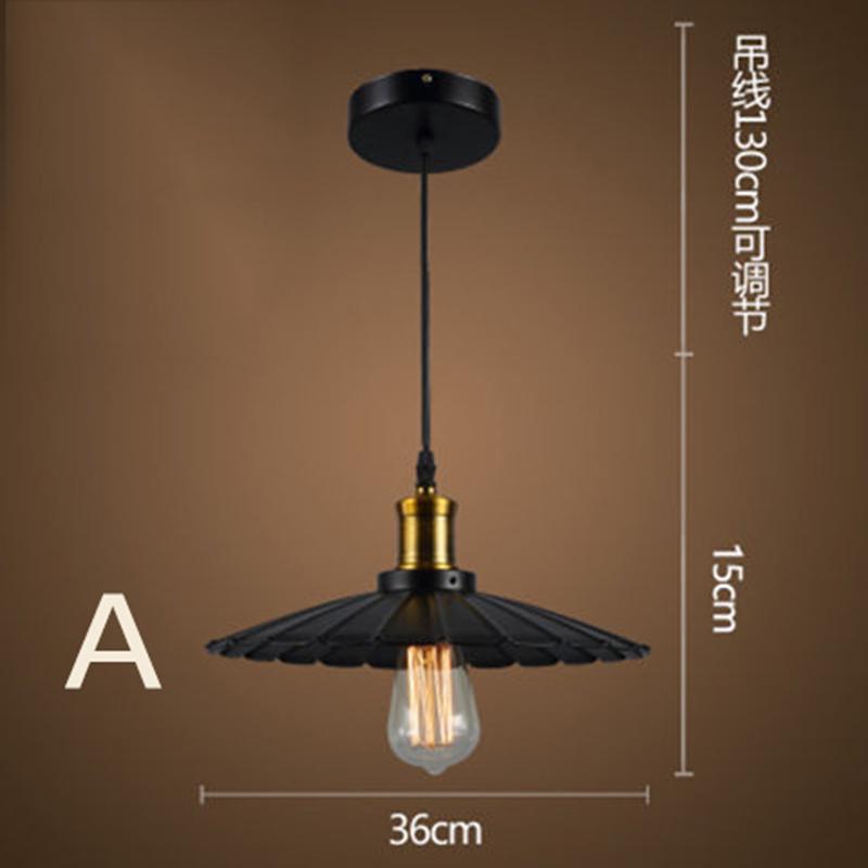 Nordic retro industrial chandelier LED lamps living room dining room chandeliers light chandelier