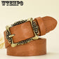 High Quality Luxury Women belt leather female waist strap top pin buckle belts waistband