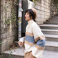 Pofulove small fresh cute female thick sweater women loose wild sweater striped shirt women