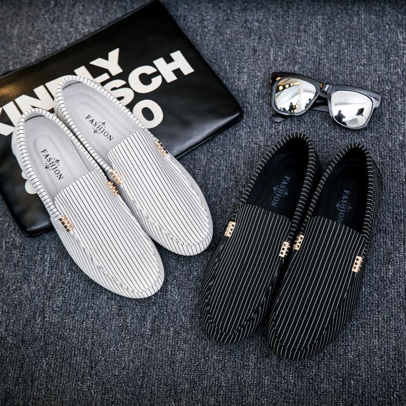 Men Loafers 2020 Spring Summer Men Shoes Casual Shoes Light Canvas Youth Shoes Men Breathable Fashion Flat Footwear