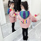 Children Winter Jacket for Girls Kids Hooded Warm Coats Hooded Cotton-Padded Jacket Kids Clothes