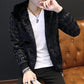 Men's Personality Fur Jacket Male Youth Boy Hooded Fur Jacket Fur One Winter Cotton Jacket