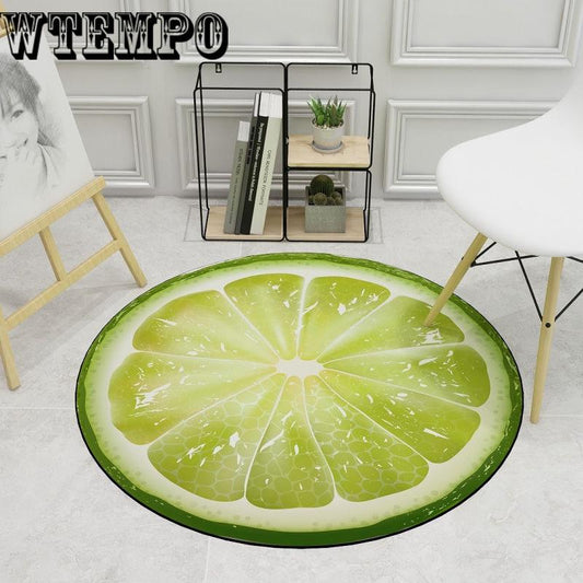 Bedroom carpet living room carpet Chinese style round carpet hanging basket mat yoga mat soft