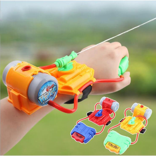 Wrist Water Gun Range Children's Wristband Hand-held Jet Pressurized Water Gun Summer Swimming Water Toy Gift