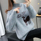 Winter Casual Simple Sweater Long-sleeved Pullover Knit Bottoming Shirt Young Women's Top