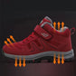 Walking Shoes Winter Cotton Shoes Plus Velvet Warm Leather Surface Waterproof and Ski-proof High-top Snow Boots Female