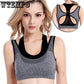 Women Sport Bra Top Fitness Free Size Letters Yoga Bra Black White Sport Underwear Running Yoga Gym