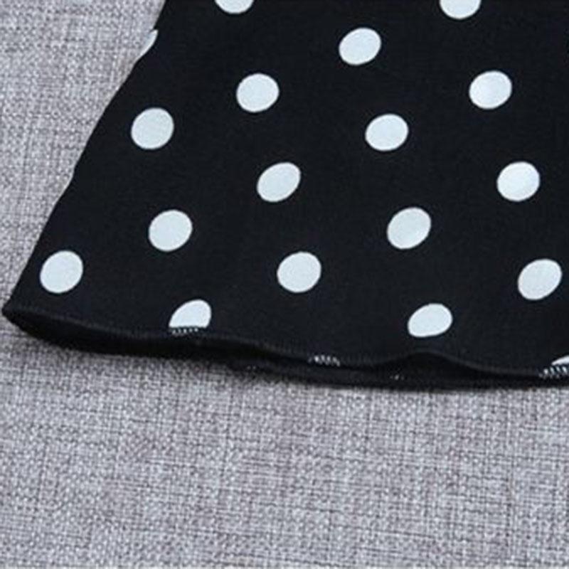 Women's Summer Dress Chiffon Polka Dot Square Collar Sleeveless Long Dress