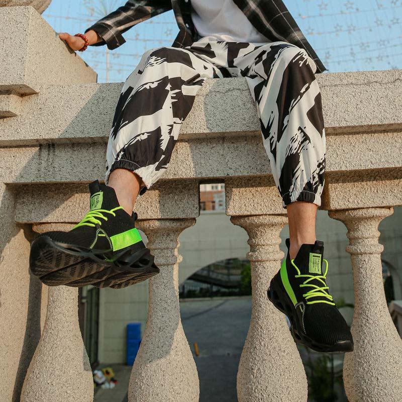 Size 39-46 Men Mesh Sneakers Low-top Running Deodorant Basketball Shoes Non-slip Wear-resistant Sports Shoes Blade Shoes
