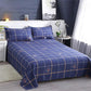 Thicker Bed Sheets Pillowcases Three-piece Bedding Sets Single and Double Use Sheets Cotton Sheets Breathable Warmth and Washable