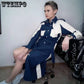 Women Stitching Colours Shirt Dresses Retro Turn-down Collar Single-breasted  Maxi Dress Office Lady Elegant Long Dress Vestidos