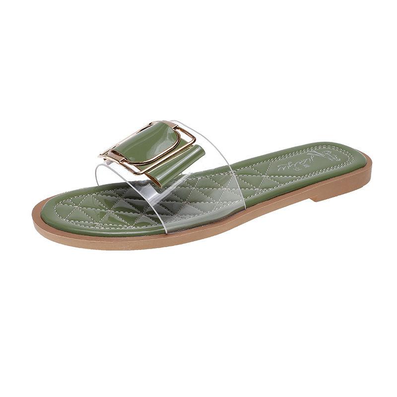 Summer Set Feet Sandals Slippers Women Fashion All-match Casual Outdoor Beach Flat Sandals