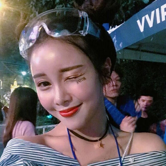 Goggles, anti-fog, spray, anti-fog, dust, wind and sand, fully closed, transparent, male and female