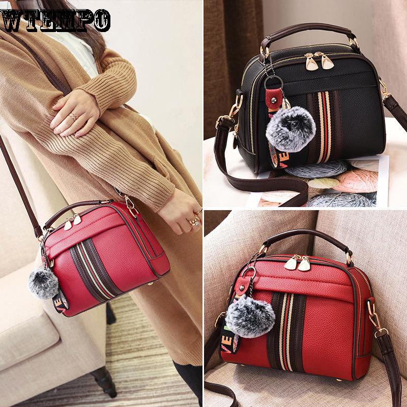 Women's Handbags Korean Version of All-match Handbags Women's Small Bags Fashion One-shoulder Messenger Bag Shopping Wallet