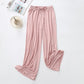Summer Pants Women Plus Size Loose Flared Casual Long Trousers Lady Bottoms