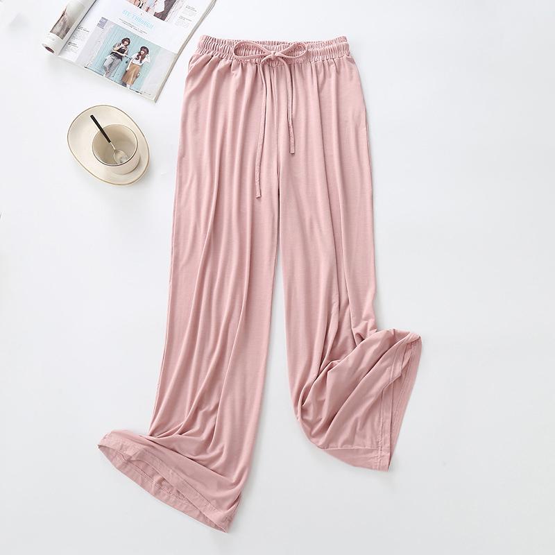 Summer Pants Women Plus Size Loose Flared Casual Long Trousers Lady Bottoms