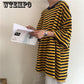 T Shirt Women  Striped Tops Harajuku Tshirt  Summer Short Sleeve casual  T-shirts feminina