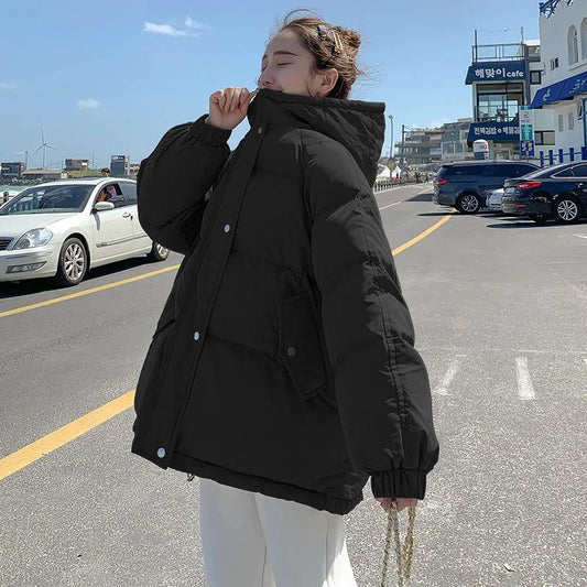 Winter Down Jacket Women Casual All-match Fashion Windbreaker Thick Warm Jacket