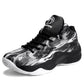 Size 36-45 Men Sneakers Graffiti Basketball Shoes Non-slip Lightweight Breathable Running Shoes