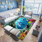 3D Living Room Sofa Floor Mat Carpet Bedroom Full Bed Bedside Crawling Mat Coffee Table Door Mat