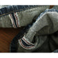 Washed Retro Jeans Men's Slim and Worn Straight Trousers Overalls