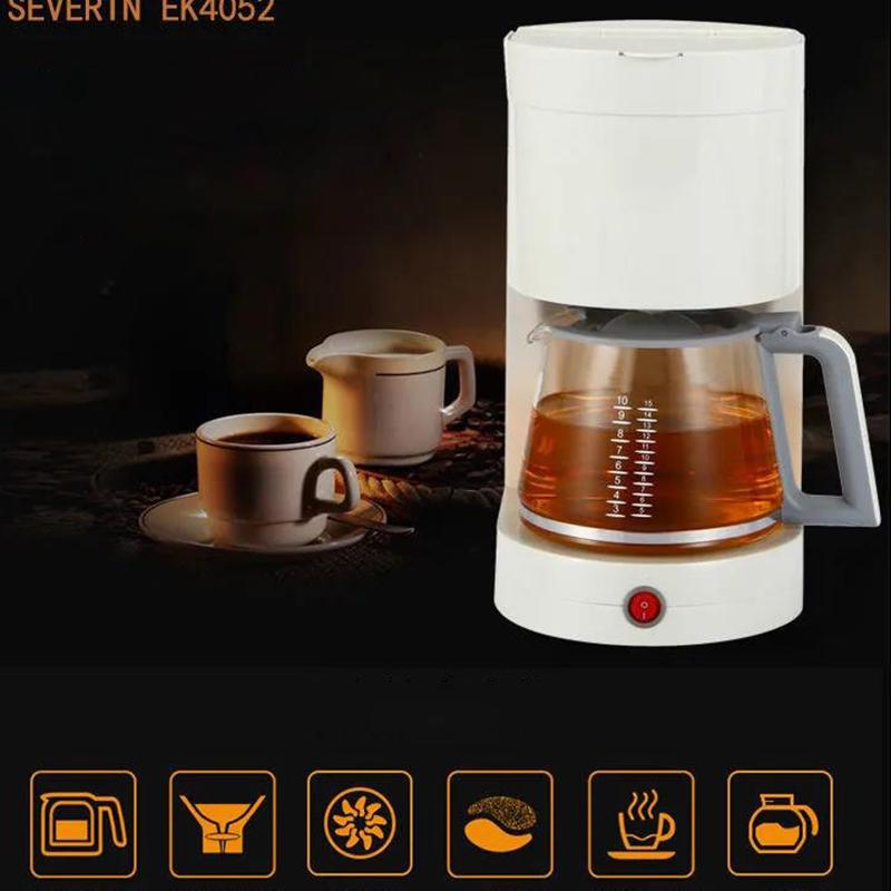 Home Office Special Coffee Machine Automatic Dripping Small Portable Coffee Machine Brewing Tea Dripping Steam Brewing Coffee Brewing Tea 220V