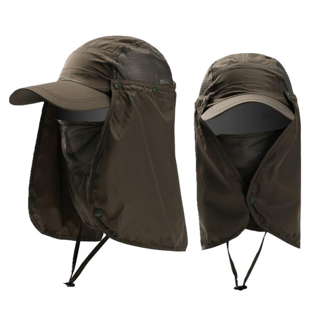 Quick Dry Unisex Outdoor Sport Fishing Hiking Face Neck Cover Sun Cap Sunshade