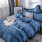 4 Pcs Set Pillowcase Home Textile Quilt Fashion Bedding Set Princess Style Bedclothes