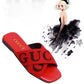 Slippers Women Fashion Wear Flat Bottom Summer Cross Weave Hong Kong Style Wild Social Sandals