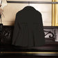 Short Windbreaker Women's Autumn and Winter Small Size Lantern Sleeve Skirt Waist Was Thin Korean Jacket