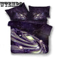Polyester 3D Galaxy Star Starry Sky Universe Bed Sheet Set Bedclothes Duvet Cover Bedding Set