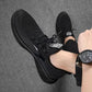 Fashion Men's Sports Shoes Mesh Casual Shoes Lace-up Men's Shoes Lightweight Vulcanized Shoes Walking Sneakers