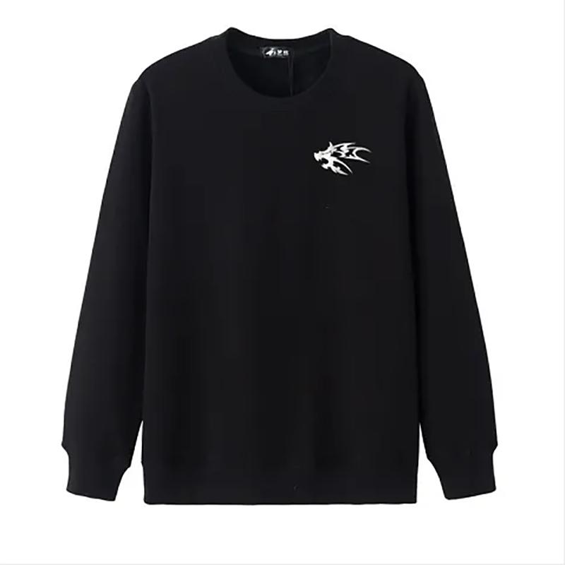 Men's Sweater Winter Plus Velvet Pullover Casual Loose Sweatshirts Long-sleeved Plus Size Loose Warm Bottoming Sweater