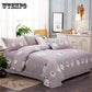 Bedding Set Leaf Comfortable Duvet Quilt Cover Pillow Case Home Decor