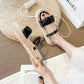 Trifle Platform Sandals Female Summer Fairy Style Student Fashion Roman Flats