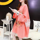Autumn Mid-length Sweater for Female Students All-match Loose Top Large Size Women's Fashion Jacket
