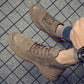 Autumn Winter Martin Boots Men's Plush Warm Cotton Boots Men's Leather Cotton Casual Snow Boots