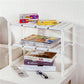 Stainless Steel Adjustable Microwave Oven Shelf Rack Standing Type Kitchen Storage Holders