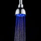 Brand LED Shower Spray Head Color Changing Adjustable Temperature Sensor Bath Sprinkle