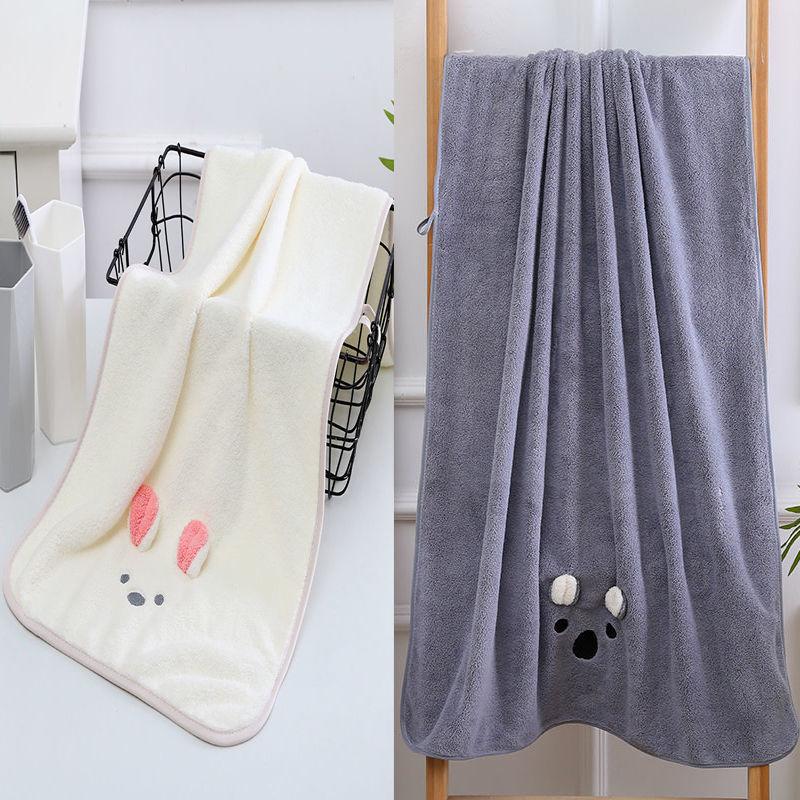 Household Towels Soft Bath Towels Pure Cotton Adult Bath Towels Strong Absorbent Non-linting Fabric Skin-friendly Soft and Easy To Carry