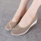 Nurse Shoes Women's Wedges Canvas Shoes Women's Cloth Shoes Non-slip Comfortable Lightweight Nurse Women's Shoes