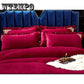 WTEMPO Luxury Bedding Set 4pcs Flat Bed Sheet Winter Plush Duvet Cover Sets King Quilt Covers