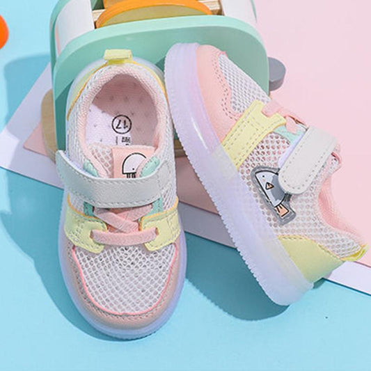 Mesh Kids Sneakers Lightweight Children Shoes Casual Breathable Boys Shoes Non-slip Girls Sneakers