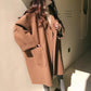 Autumn and Winter Woolen Coat Korean Fashion Mid-length Woolen Coat Thickened Over The Knee Plus Size Woolen Coat