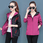 Women's Blouse Plus Size Jacket Jacket Women's Short Loose Spring and Autumn Casual Hooded