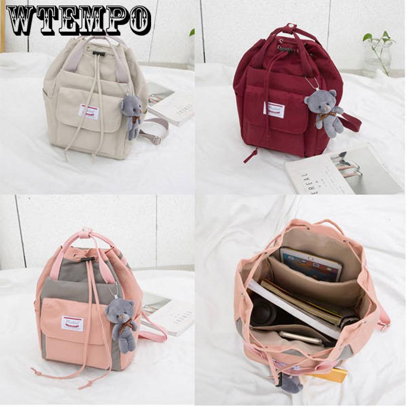New Leisure Backpack Waterproof Kids Backpack candy color Children Backpacks Schoolbag