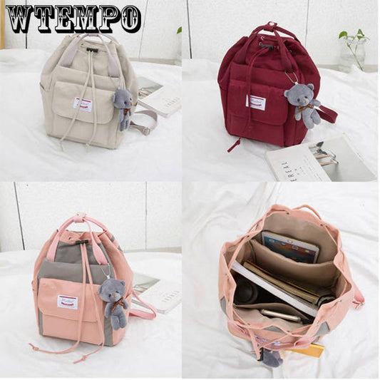 New Leisure Backpack Waterproof Kids Backpack candy color Children Backpacks Schoolbag