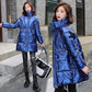 Women's Winter Coats Fashion Glossy Stand Collar Parkas Waterproof Shiny Winter Jacket Women Drawstring Padded Cotton Coat Outwear