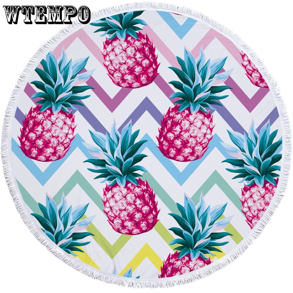 WTEMPO Polyester Beach Towel Tapestry Picnic Mat Beach Blanket for Outdoor Hiking Travel Camping Mat