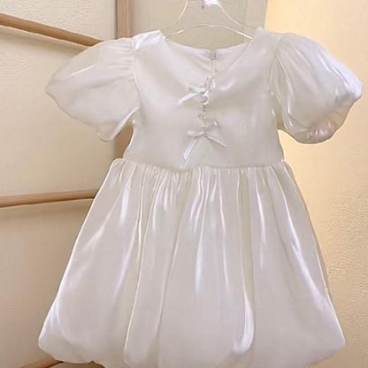 Children's Clothes Princess Dress Girls Muyun Yarn Dress Western Style Children's Puff Sleeve Skirt Summer